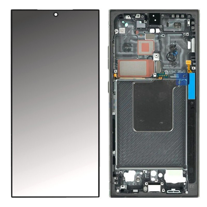 Écran Complet Samsung Galaxy S24 Ultra Noir Titane original - écran S24 Ultra