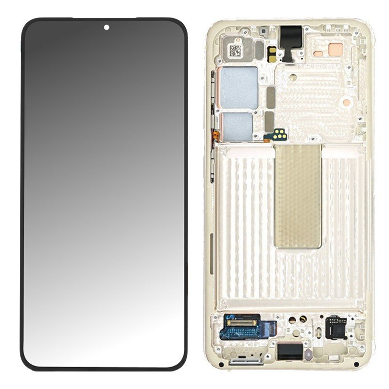 93 Écran Complet Samsung Galaxy S23 Crème (Original) – Image 1